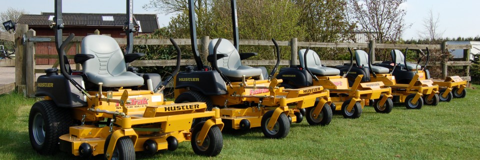 Take a look at the Hustler range of grass cutting equipment.