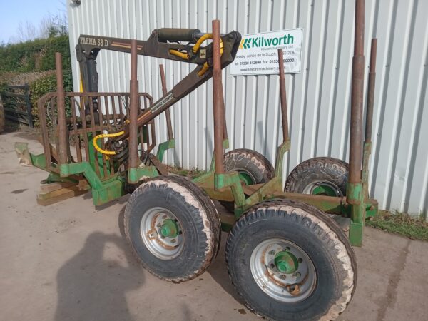 FARMA T6 Timber Trailer with Crane - NOW SOLD